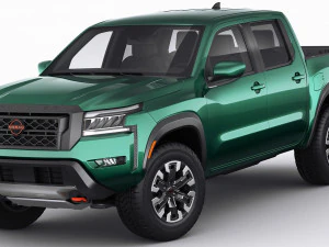 nissan frontier 2022 3D Model