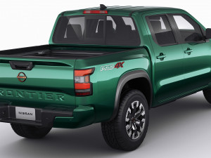nissan frontier 2022 3D Model
