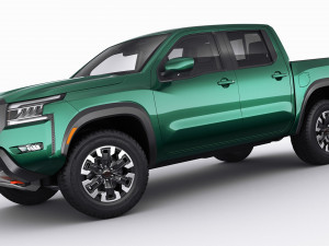 nissan frontier 2022 3D Model