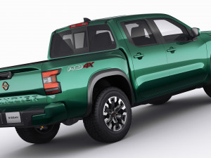 nissan frontier 2022 3D Model