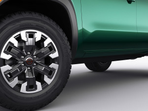 nissan frontier 2022 3D Model
