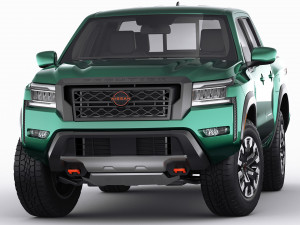 nissan frontier 2022 3D Model