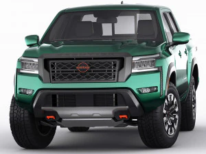 nissan frontier 2022 3D Model