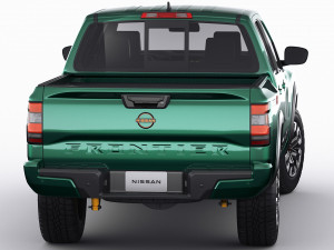 nissan frontier 2022 3D Model