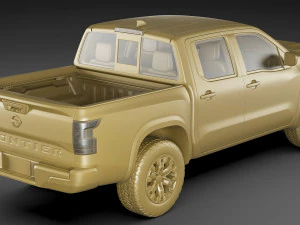 nissan frontier 2022 3D Model