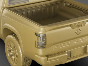 nissan frontier 2022 3D Model