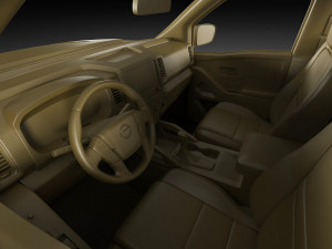 nissan frontier 2022 3D Model