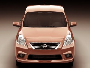 nissan versa sunny 2012 3D Model