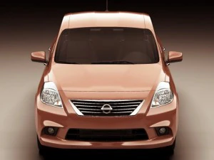 nissan versa sunny 2012 3D Model