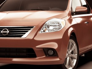 nissan versa sunny 2012 3D Model