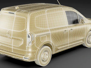 renault kangoo van 2021 3D Model