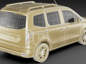 renault kangoo 2021 3D Model