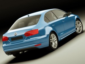 vw jetta 2012 3D Модель