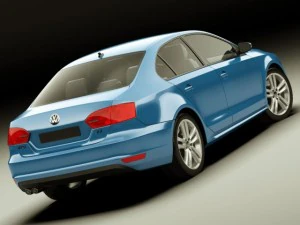 vw jetta 2012 3D Model