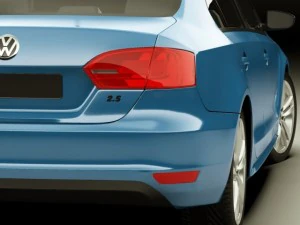 vw jetta 2012 3D Model