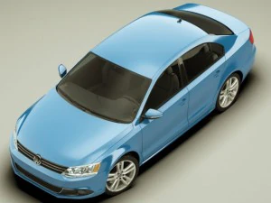 vw jetta 2012 3D Model
