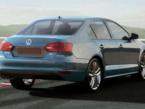 vw jetta 2012 3D Model
