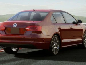 vw jetta gli 2012 3D Model