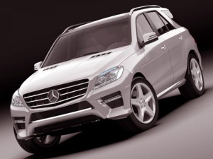 mercedes m class amg package Model 3D