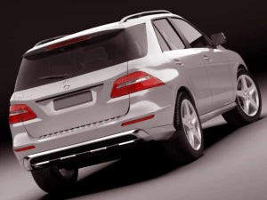 mercedes m class amg package 3D Model