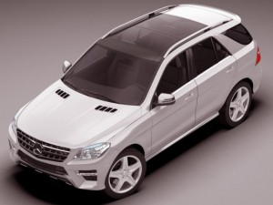 mercedes m class amg package Modelo 3D