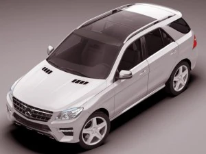 mercedes m class amg package 3D Model