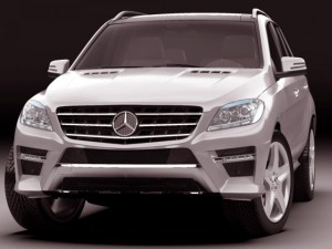 mercedes m class amg package Modelo 3D