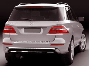 mercedes m class amg package 3D Model
