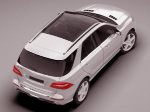mercedes m class amg package Modelo 3D
