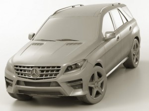 mercedes m class amg package Modelo 3D
