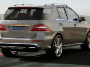 mercedes m class amg package 3D Model