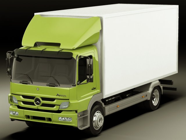 mercedes atego 2011 Modelo 3D .c4d .max .obj .3ds .fbx .stl .blend 