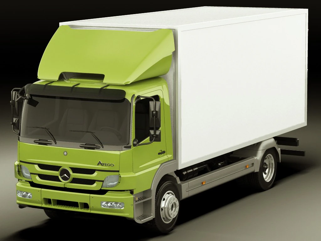 mercedes atego 2011 3D Model .c4d .max .obj .3ds .fbx .stl .blend 