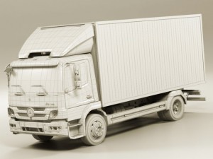 mercedes atego 2011 Modelo 3D