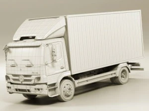 mercedes atego 2011 3D Model
