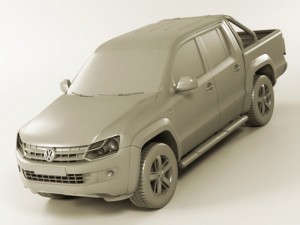 Vw amarok 2011 3D Model