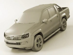 Vw amarok 2011 3D Model