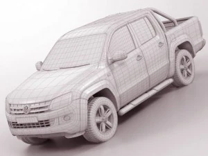 Vw amarok 2011 3D Model