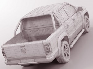 Vw amarok 2011 3D Model