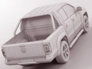 Vw amarok 2011 3D Model