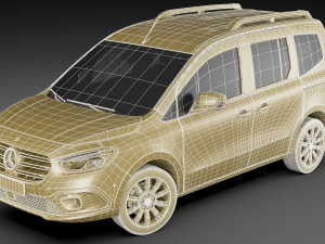 mercedes citan tourer 2021 3D Model