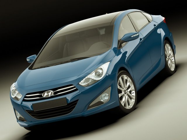 hyundai i40 sedan 2011 Modello 3D .c4d .max .obj .3ds .fbx .stl .blend 