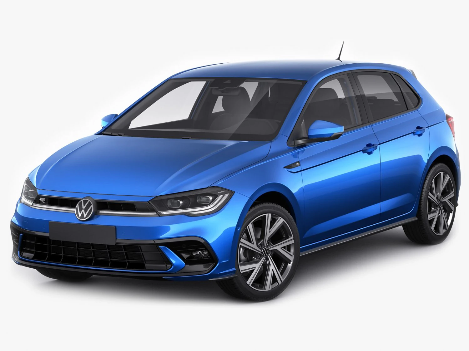 vw polo 2022 3D Model .c4d .max .obj .3ds .fbx .stl .blend 