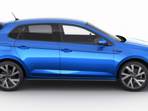 vw polo 2022 3D Model