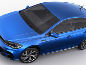 vw polo 2022 3D Model