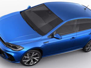 vw polo 2022 3D Model