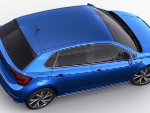vw polo 2022 3D Model