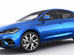 vw polo 2022 3D Model