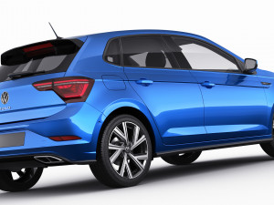vw polo 2022 3D Model