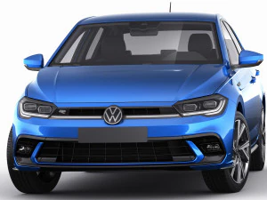 vw polo 2022 3D Model